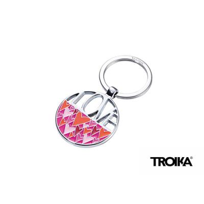 Troika Circle of Love Design Pendant Keychain