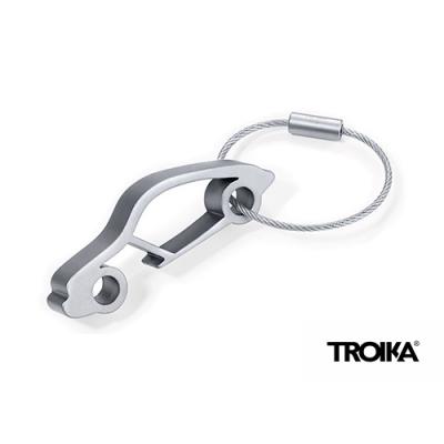 Troika Fast Bottle, Car Shaped Aluminum Bottle Opener Keychain