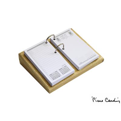 Pierre Cardin Wooden desk calendar holder