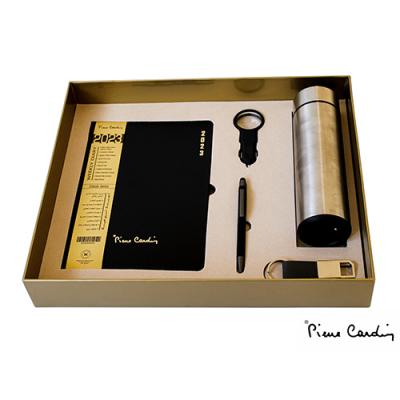 Pierre Cardin Set(Diary-Pen-Keychain-Mug-Car Charger)