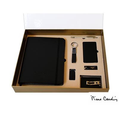 Pierre Cardin Set (Diary-Pen-Keychain-Powerbank-Meta Card-Flash Memory)