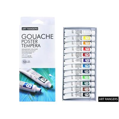 ART RANGERS Gouache Colors Set of 12 Tubes 12Ml 
