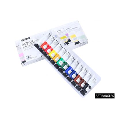 ART RANGERS Acrylic Colors Set of 12 Tubes 22 Ml 
