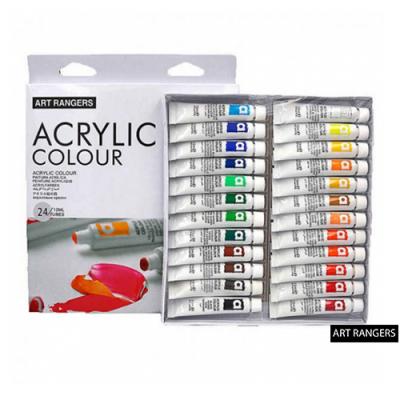ART RANGERS Acrylic Colors Set of 24 Tubes 12Ml

