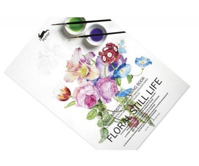 PEPIN Floral Still Life , Artists’ Colouring Book