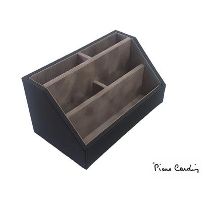 Pierre Cardin Desk Organizer Leather Multifunctional