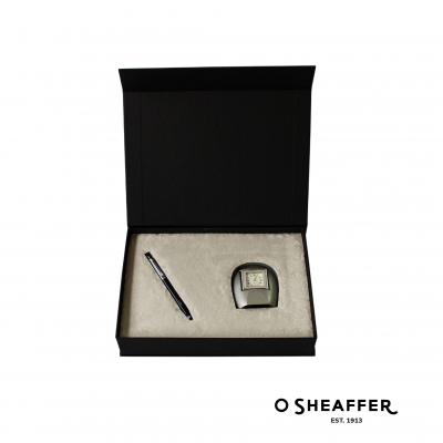 Sheaffer Gift Set Ballpoint Pen and Desk Clock