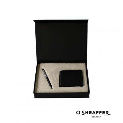 Sheaffer Gift Set Ballpoint Pen and Genuine Leather Wallet