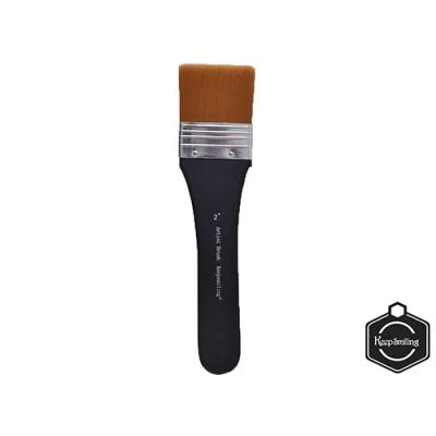 Keep smilling 2  flat paint brush - black