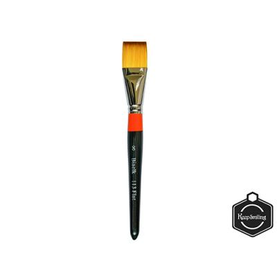 KEEP SMILING Flat painting brush, size 8