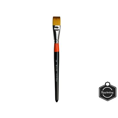 KEEP SMILING Flat painting brush, size 6