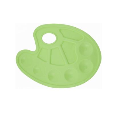 Light Green plastic pallet, 10 holes