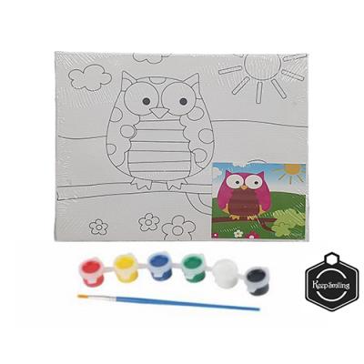 Keep Smiling Canvas Painting Set For Kids 15x 20 cm