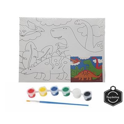 Keep Smiling Canvas Painting Set For Kids 15x 20 cm
