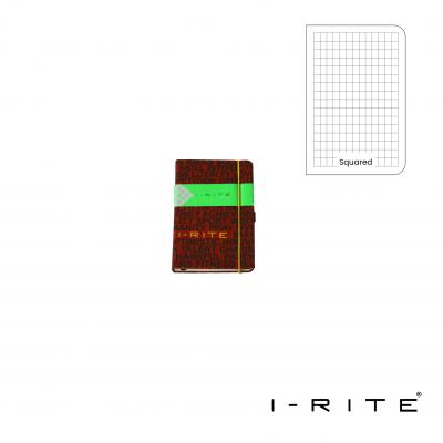 I-Rite Notebook Hard cover 9 x 14 cm - Squared