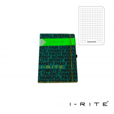 I-Rite Notebook Hard cover 16 x 24 cm - Squared