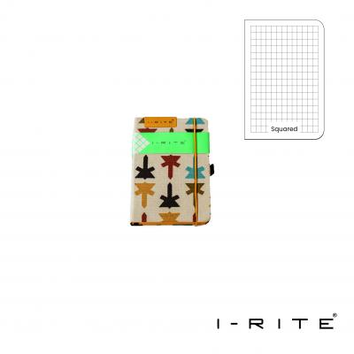 I-Rite Notebook Hard cover 9 x 14 cm -Squared
