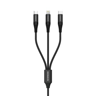 Riversong 3-in-1 1M Fast Charging Cable (Micro, Lighting, Type-C) - C58