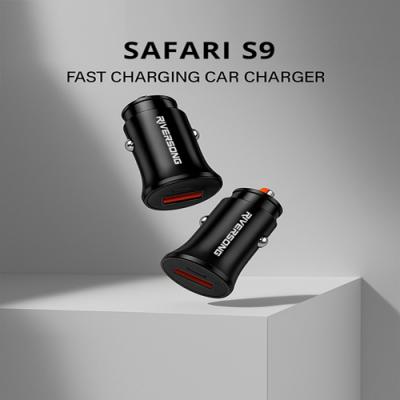 Riversong CAR CHARGER SAFARI S9 1X USB 1X USB-C 20W BLACK CC22
