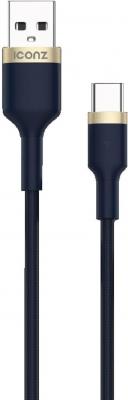 Iconz Link L20 XBL09 USB To Lightning Cable 2.4A Fast Charging 1m - Navy x Gold